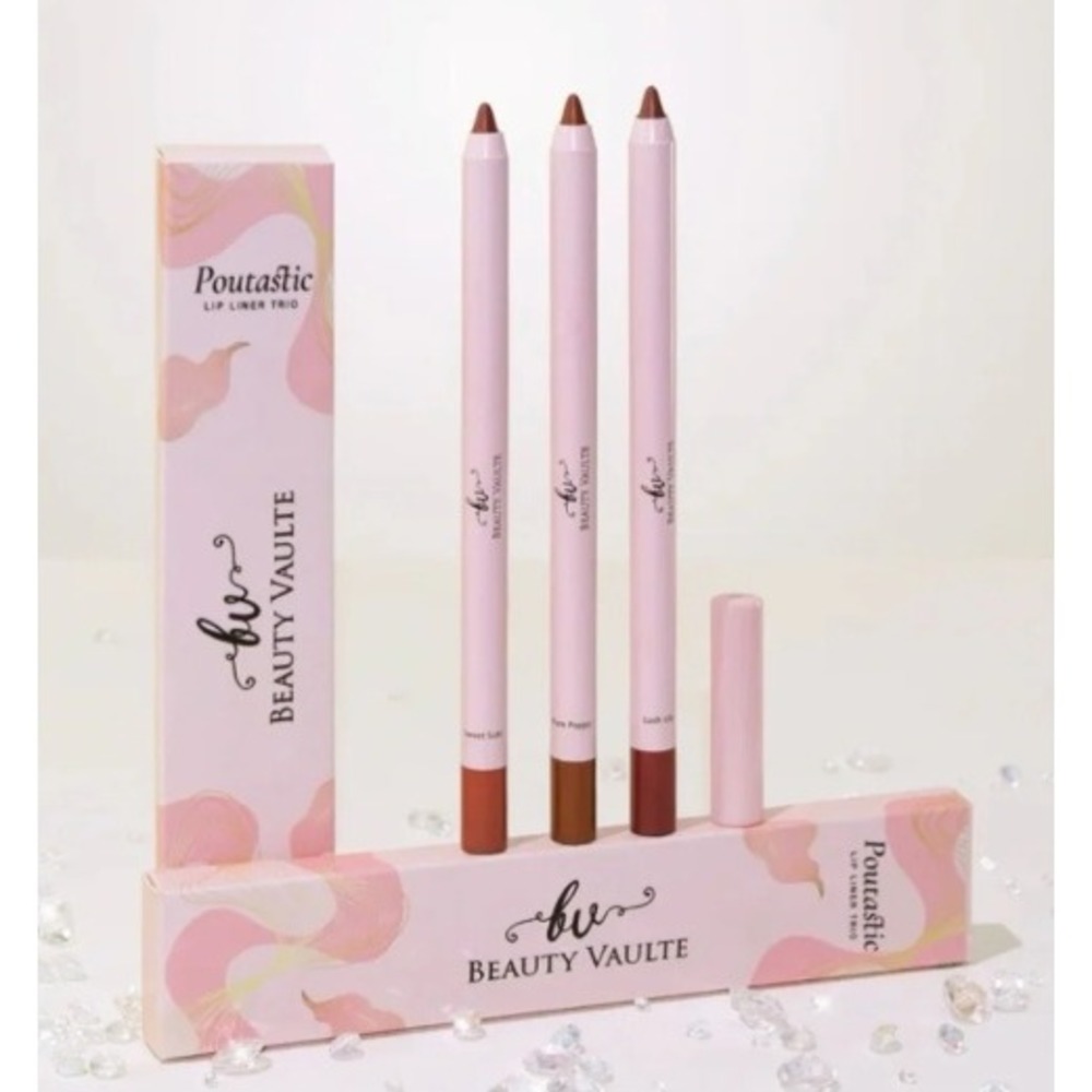 Beauty Vaulte Poutastic Lip Liner‎ Trio Pure Poppy Sweet Suki Lush Lily NEW